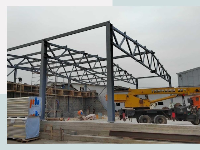 Строительство цехов в Йошкаре-Ола