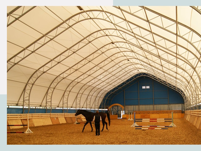 Строительство конных манежей в Йошкаре-Ола