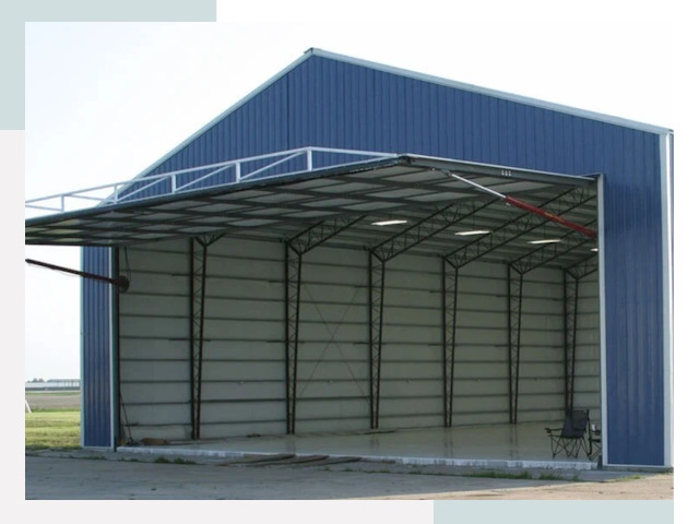 Прямо стенные ангары в Йошкаре-Ола