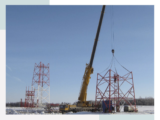 Монтаж вышек связи в Йошкаре-Ола