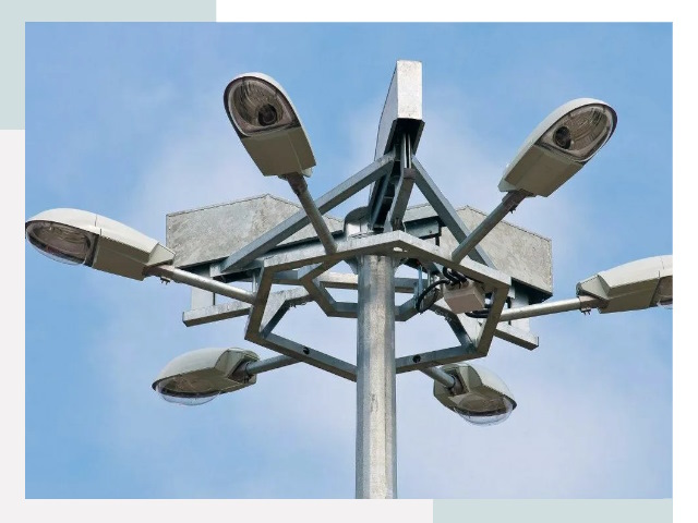 Монтаж осветительных мачт в Йошкаре-Ола