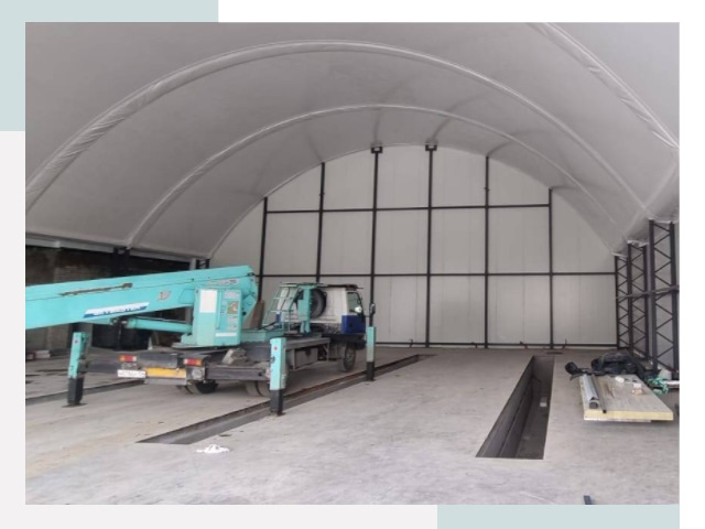 Внутреннее оснащение ангаров в Йошкаре-Ола