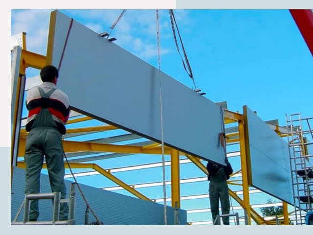 Монтаж сэндвич-панелей в Йошкаре-Ола от 614 руб.